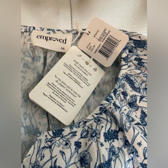 FLORAL PRINT SHIRT DRESS - Picture 8 of 11